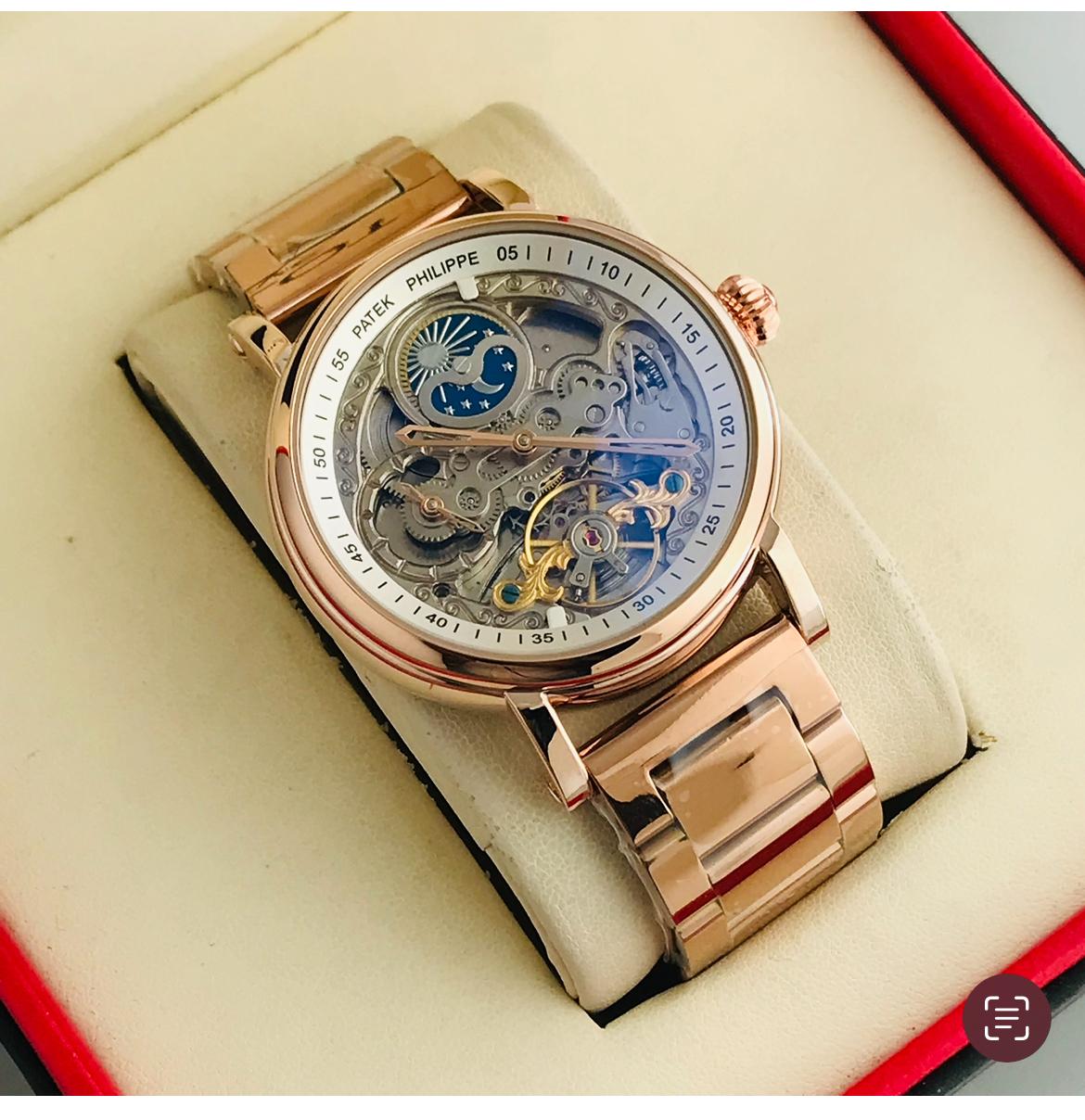 Patek Philippe Day-Night Chronograpy Automatic Metal belt (Rosegold)