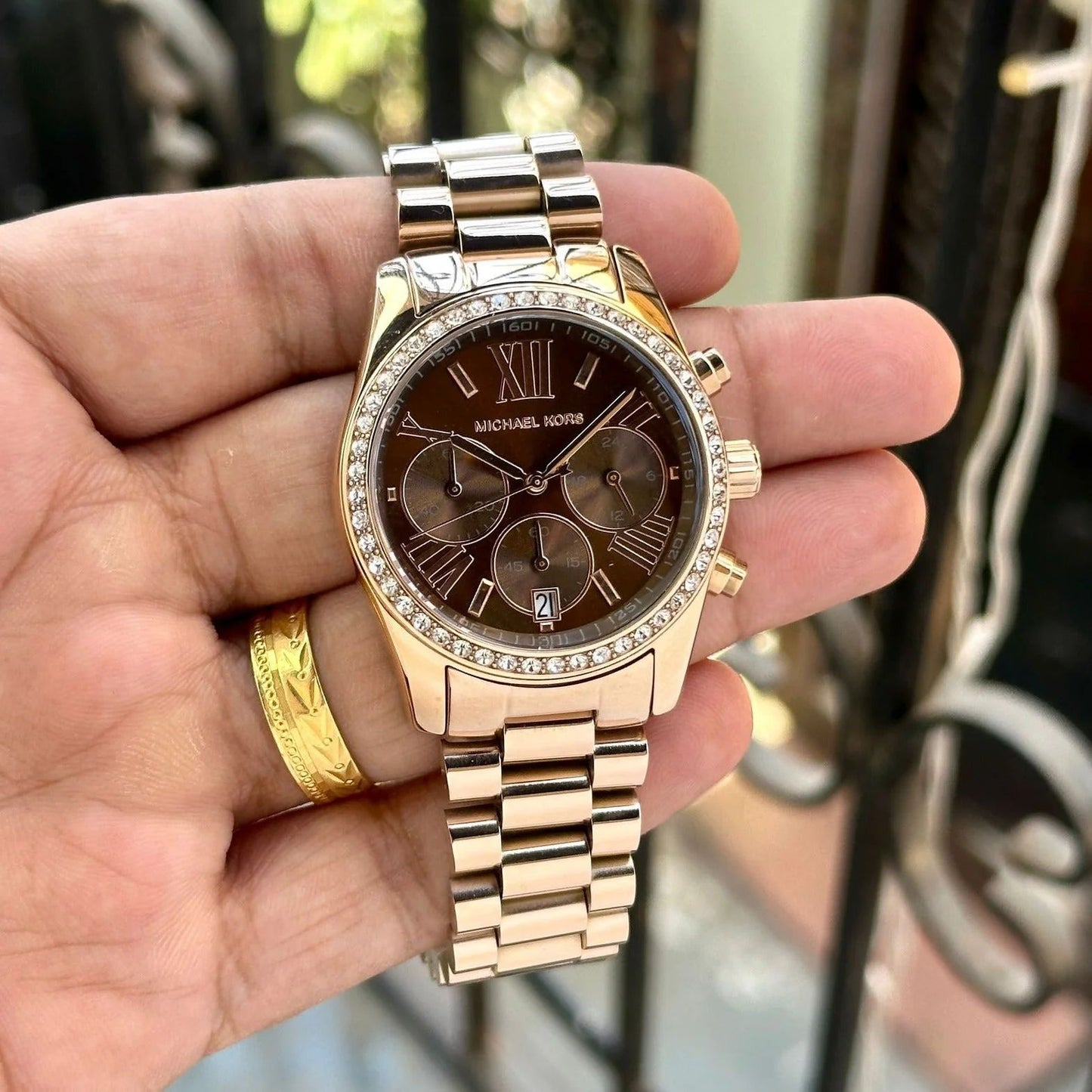 MICHAEL KORS RITZ CHRONOGRAPH – GOLD