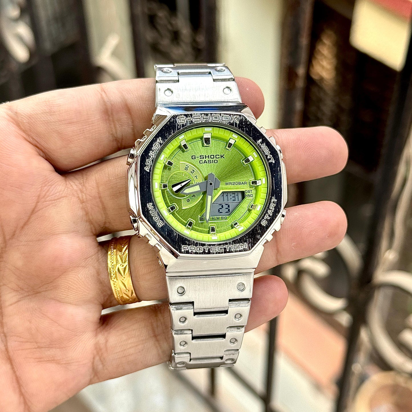 G-SHOCK GM-2110D-3A – The Octagon Legacy in Full Metal Look