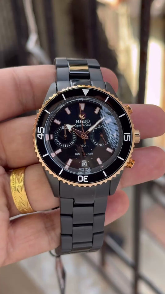 RADO CAPTAIN COOK – HIGH-TECH CERAMIC LUXURY MASTERPIECE